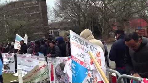 Eritrean demonstration in Birmingham