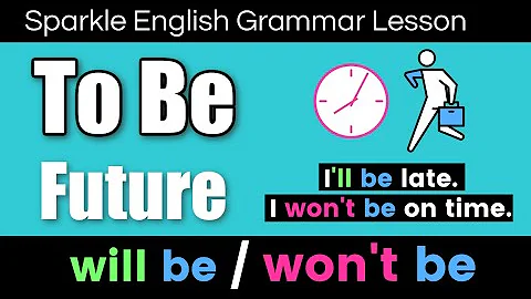 To Be Future Simple Tense | Will Be / Won't Be | English Grammar Lesson