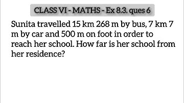 Class 6 Maths Chapter 8 Decimals | Exercise 8.3 Question 6 Explained Step-by-Step
