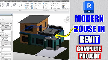 Revit Complete Project #5 | Modern House Design In Revit Architecture