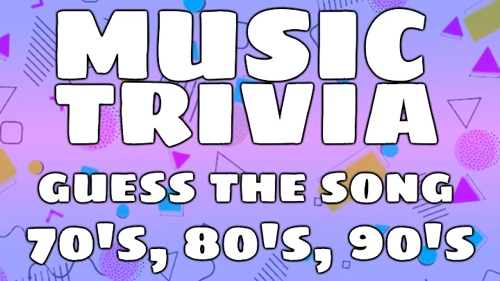 Music Trivia - 70's, 80's, 90's - Guess The Song