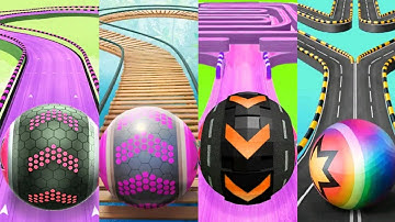 Going Balls VS  Rollance Balls, Rolling Balls Sky Escape, Rolling Ball Gameplay Walkthrough Part 117