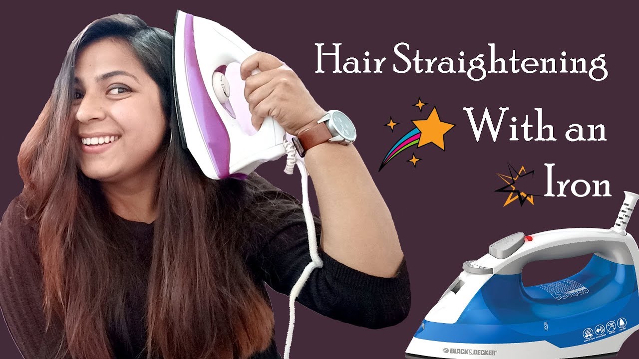 How to Straighten your hair perfectly with cloth iron /Must watch /Works  100% - YouTube