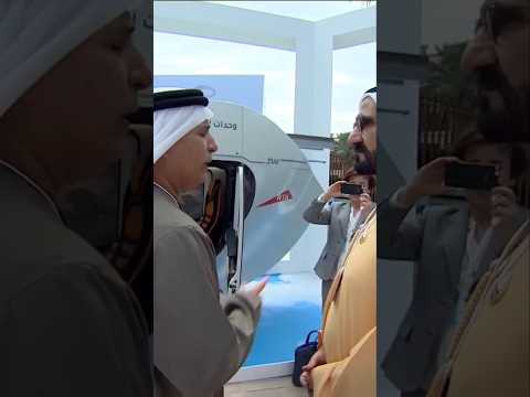 Sheikh Mohammed Bin Rashid Al Maktoum Sheikh Hamdan Fazza Inspect Dubai Airtaxi #faz3 #shorts #dubai