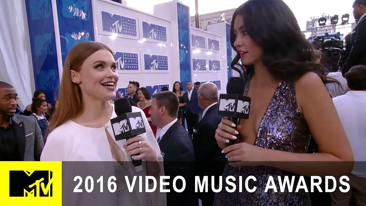 mtv the hills Holland Roden Can't Wait for Rihanna & Britney Spears | 2016 Video Music Awards | MTV