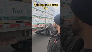 you can use 1 strap if...