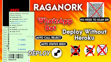 How to Make WhatsApp Bot | Raganork MD | Free Deploy Without Heroku | No Need Koyeb | New Update