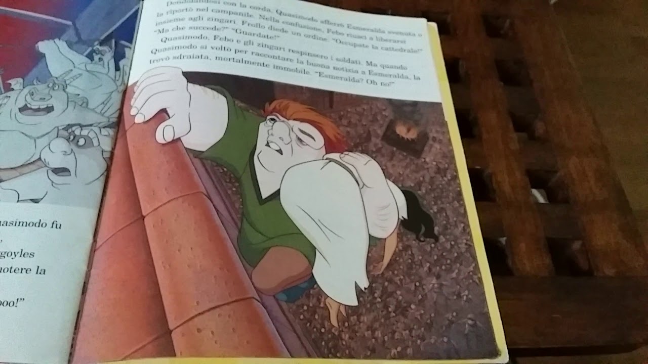 Disney Read Along italian The Hunchback of Notre dame part (3/3) - YouTube