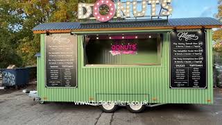 Shepherd Hut for mobile Donut trailer business by Tudor Catering trailers.