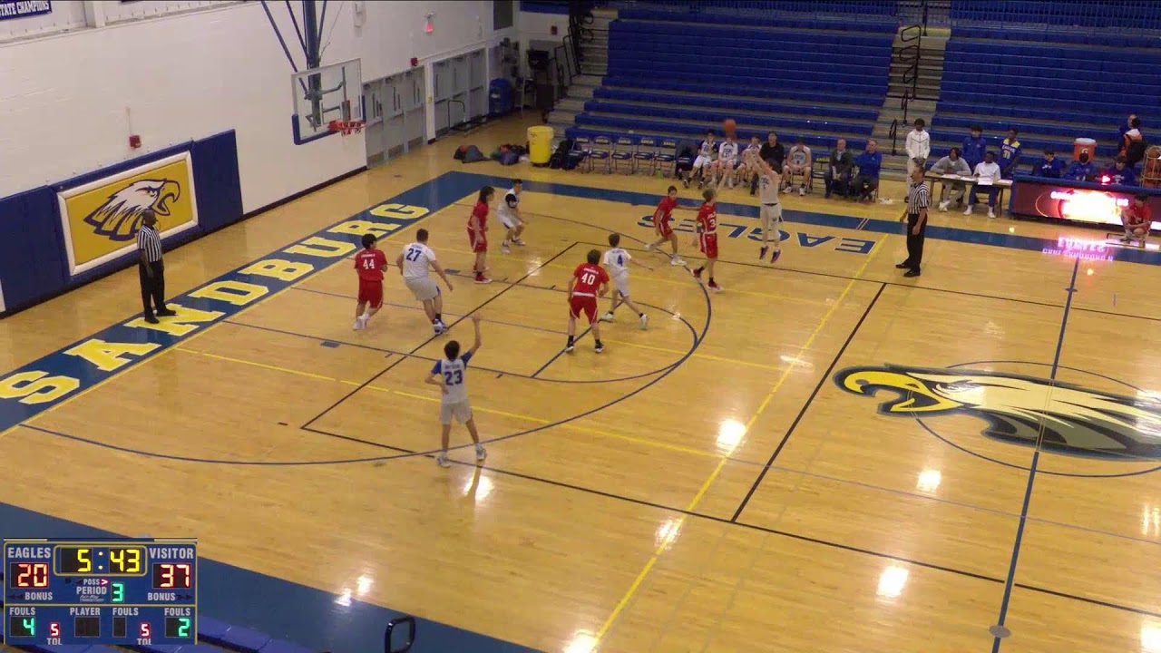 Carl Sandburg High School vs Jr High Tourney Orland vs St Mikes Mens Varsity Basketball YouTube