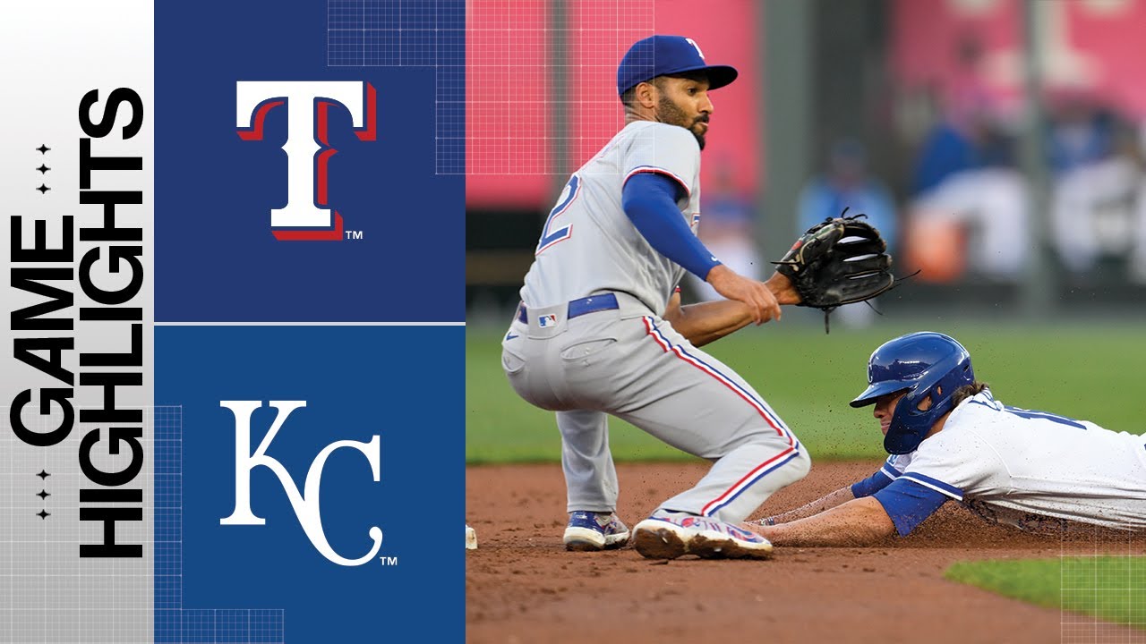 Rangers vs. Royals Game Highlights (4/1723) MLB Highlights YouTube