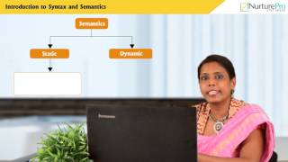 CHRP-PPL M02 C01 VD1 Introduction to Syntax and Semantics