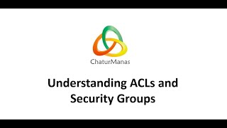Creating AWS Security Group and and ACLs