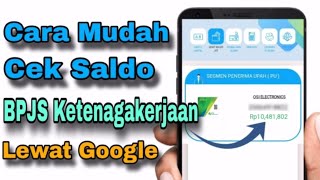 How to Check Your BPJS Employment Balance (Latest 2024) || How to Check Your JHT Balance via Google