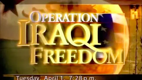 NBC News Special Report Open | 4.1.2003: Operation Iraqi Freedom