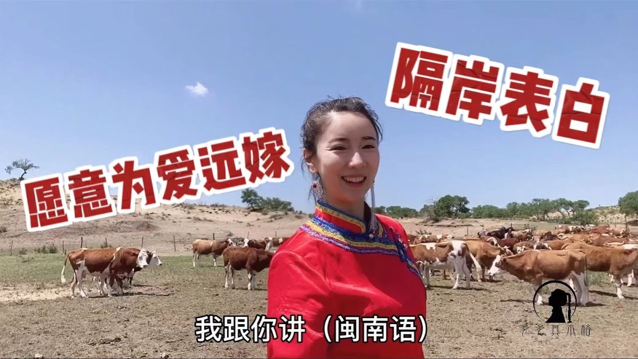 【多多其木格】蒙古族姑娘愿意为爱远嫁？用闽南语喊话台湾同胞，热情邀请来草原  