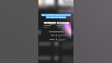 Web Design for App Development Agency #webflow