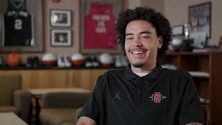 SDSU MEN'S HOOPS: CHANCE GLADDEN SITS DOWN WITH JON SCHAEFFER