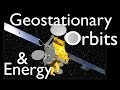 Geostationary Satellite Launch and Energy Calculation Quiz