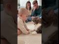 猫の声真似で猫と話しているような赤ちゃん👶🐈#cat #cats #baby #cute #funny #shorts #catvideos #赤ちゃん #猫