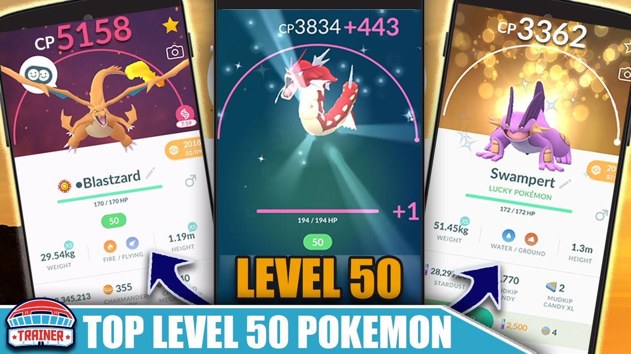 Best Pokemon To Power Up To Level 50 Top Level 50 Power Up Picks Pokemon Go Youtube