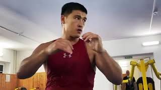 Силовая тренировка Дмитрия Бивола. Dmitry Bivol&#39;s strength training.