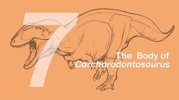 Gamba the Carcharodontosaurus 7: The Body | Learn to Draw Dinosaurs with ZHAO Chuang