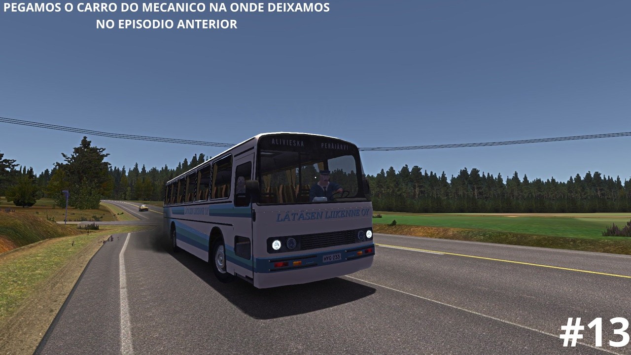 My Summer Car #13 INDO DE ONIBUS ATÉ A PARADA DE CASA PRA PEGAR O CARRO DO MECANICO