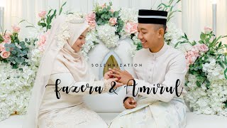 Solemnization Of Fazera & Amirul Malay Wedding