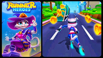 Runner Heros - New Updated Running Gameplay Walkthrough All Levels Part 1 (android, iOS)