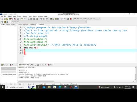 Enter a String and Print Length of String Program in C Language|@LearnProgramming-ve4mj