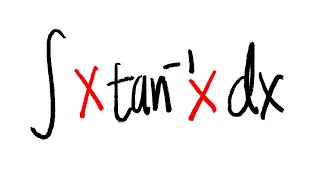 integral of x*tan^ -1(x) 