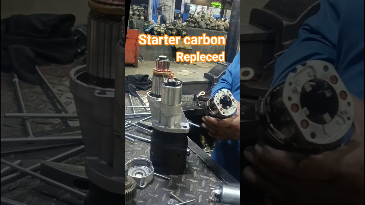 Starter Repair CarbonBrush Problem Fix Mechanic