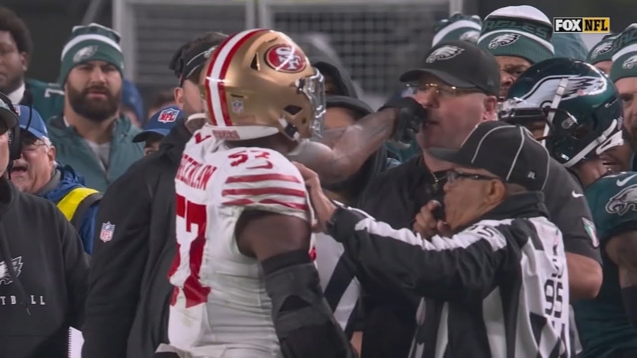 Eagles' head of security 'Big Dom' tossed from San Francisco 49ers game