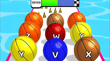 AZ Run 🎱 ABC Runner All Levels Gameplay Walkthrough (Android Ios) 10147