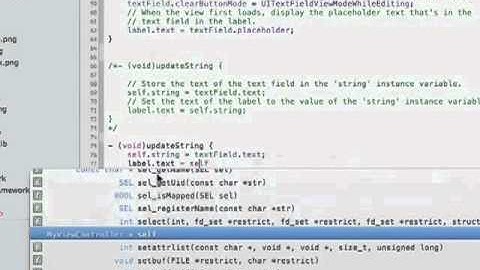iPhone - iPad Development - Using The Xcode Text Editor Tutorial