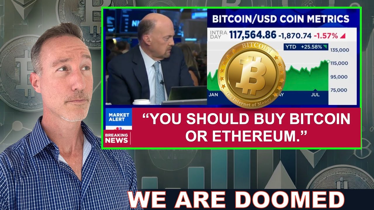 Плохие новости: Крамер призывает покупать биткоины и эфириум. Никогда не сдавайтесь: EOS и банки....