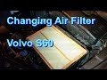 Changing the Air Filter on a Volvo S60