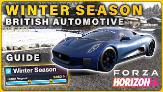How to Complete WINTER Season Challenges | BRITISH AUTOMOTIVE ► Forza Horizon 6 screenshot 1
