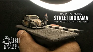 how to make Street Diorama for your diecast, hotwheels, matchbox , mini gt 1:64 scale