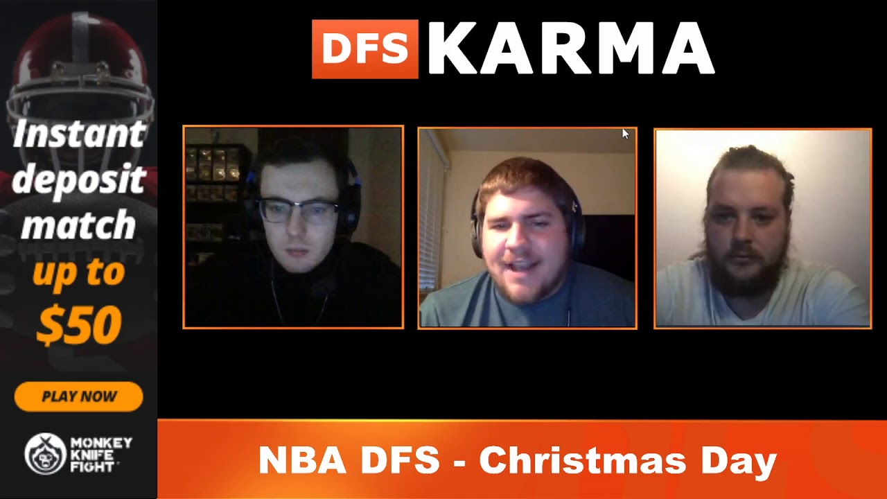 Draftkings Nba Picks Christmas December 25th Picks Nba Dfs Picks 2020 Youtube