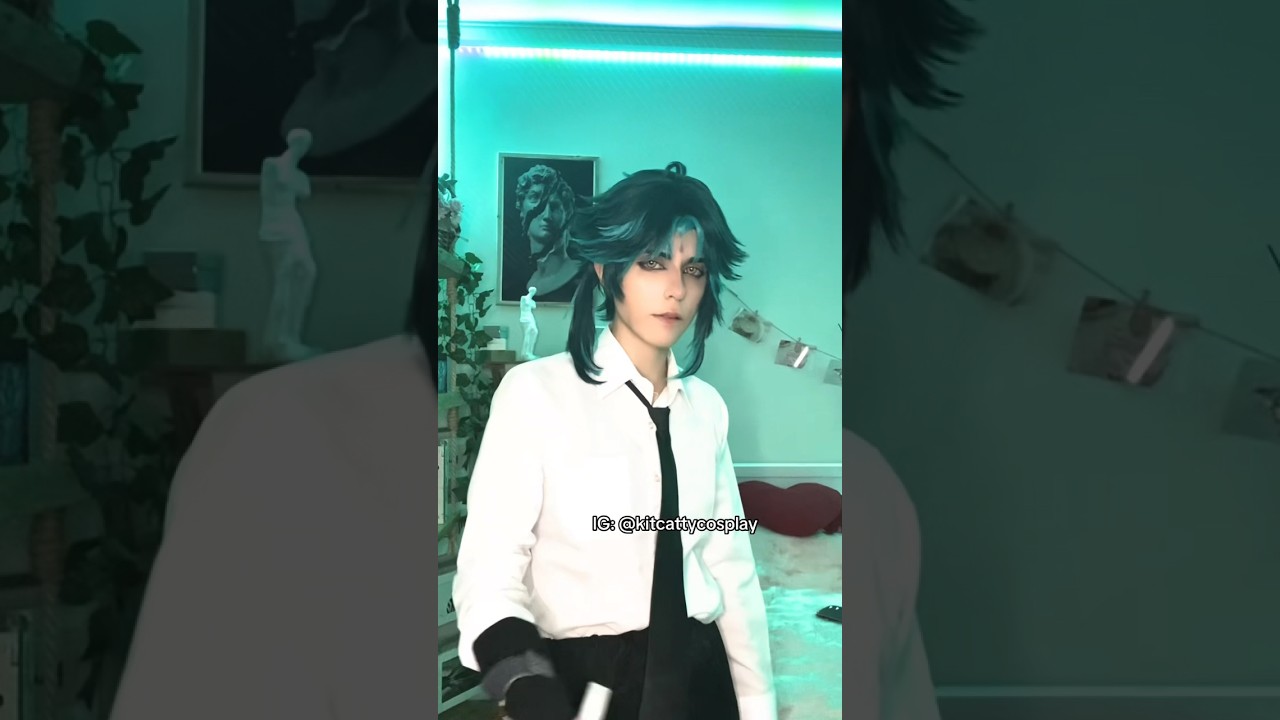 sry for the same song 😭 #cosplay #cosplayer #genshinimpact #genshin #xiao #cosplaygirl #gaming