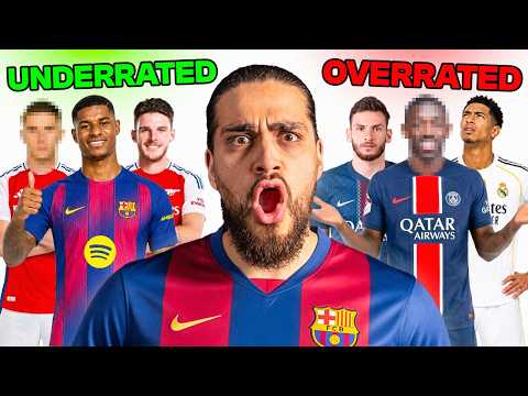 Ranking the most OVERRATED and UNDERRATED players in football