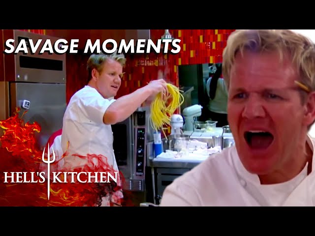 Gordon Ramsay Being Absolutely Savage | Hell's Kitchen | Part One class=