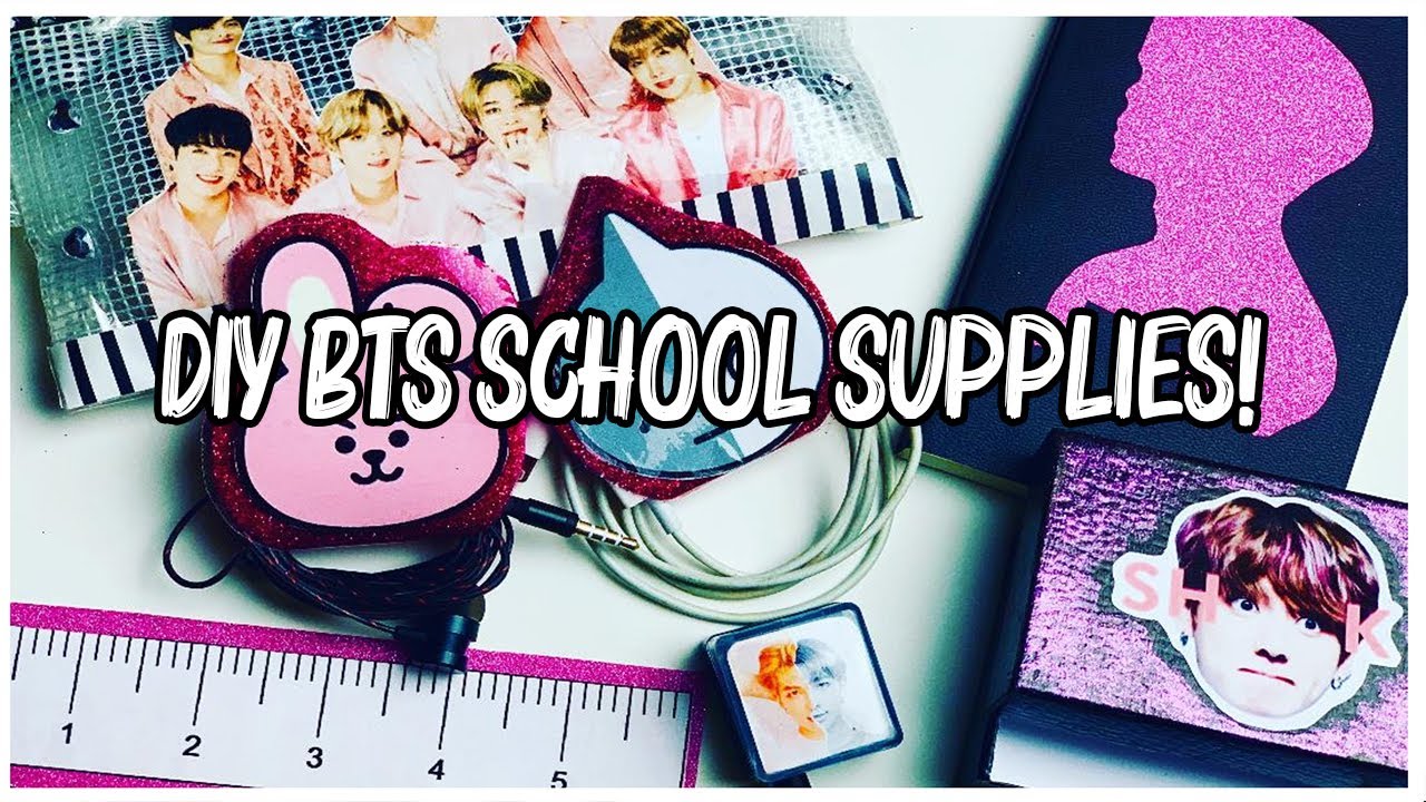 ►6 DIY BTS KPOP SCHOOL SUPPLIES!