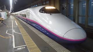 上越新幹線E2系「とき」 新潟駅発車