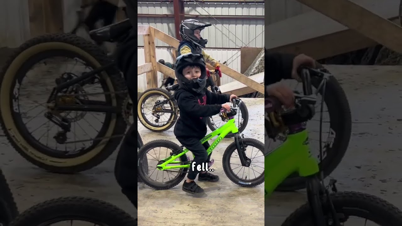 Easy BMX Bike Tricks With Mic D Up 4 Year Old Kashius
