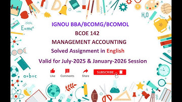 BCOE 142 SOLVED ASSIGNMENT in English | BCOE 142 Solved Assignment in English July 2025 & Jan 2026