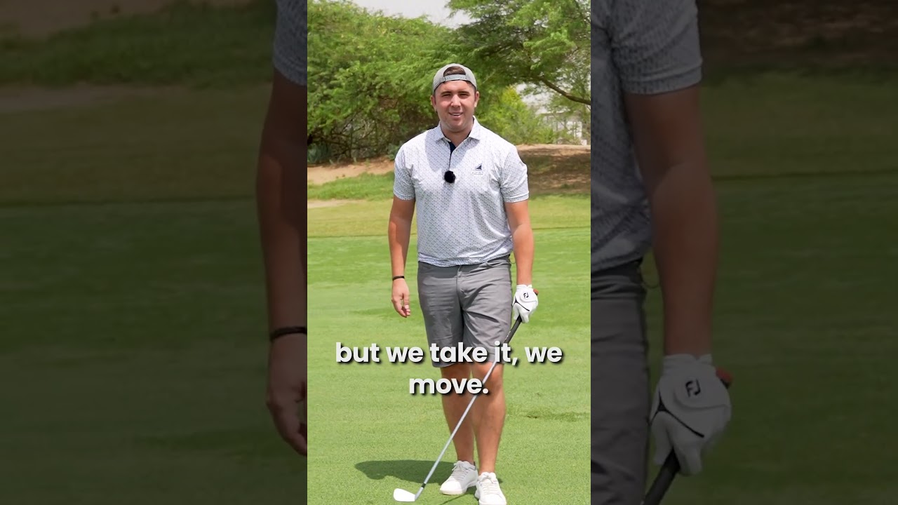 600 yards. Par 5. Stroke index 1 💪⛳️#dxbduos  #GolfDubai #GolfUAE #GolfChallenge #GolfTok