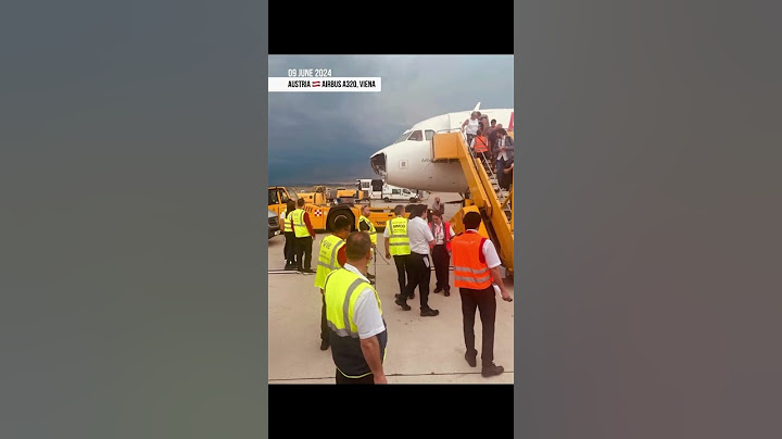 9 June 2024 An Austrian Airbus A320 aircraft on a flight to Vienna was hit by heavy hail